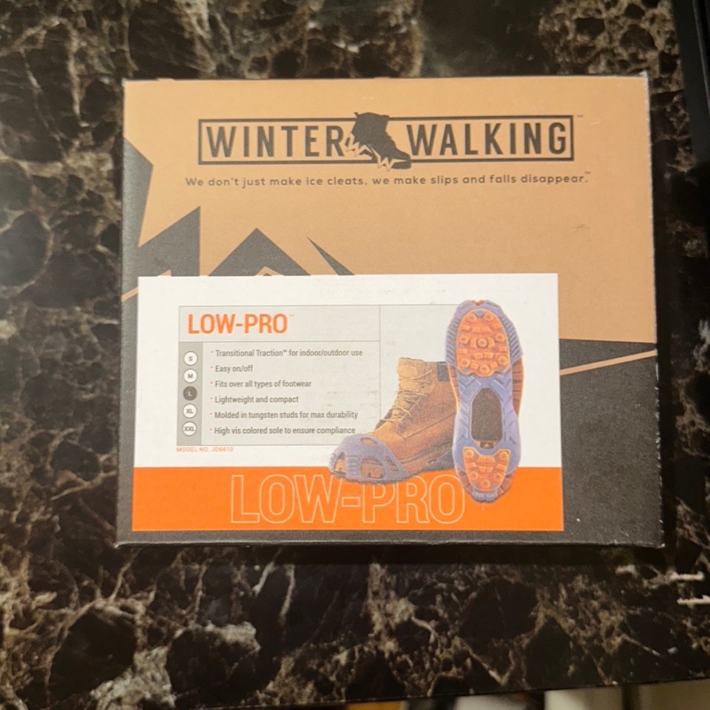 Men winter walking